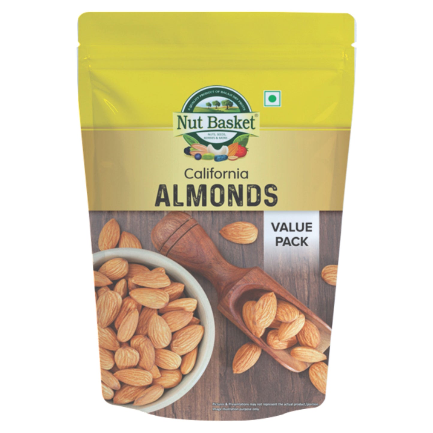 Nut Basket California Almonds Value Pack 250g