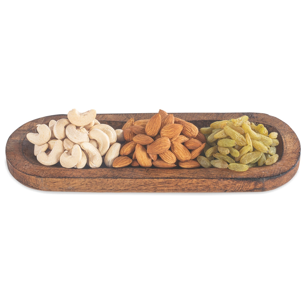 Nut Basket Gift Box 350g (100g Almonds, 100g Cashews, 100g, 150g Raisins)