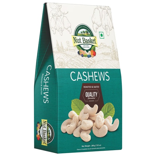 Nut Basket Cashews (Roasted & Salted 200g)